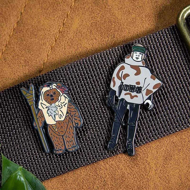 Pin Kings Star Wars Enamel Pin Badge Set 1.41 – Paploo And Luke Skywalker (in Battle Poncho) 5 Pin Kings Star Wars Enamel Pin Badge Set 1.41 – Paploo And Luke Skywalker (in Battle Poncho) - Image 5