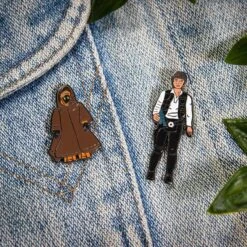 Pin Kings Star Wars Enamel Pin Badge Set 1.5 - Han Solo And Jawa -Just Geek Shop sw kenner pin kings 1.5 5