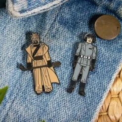 Pin Kings Star Wars Enamel Pin Badge Set 1.6 - Tusken Raider And Imperial Death Star Technician -Just Geek Shop sw kenner pin kings 1.6 5