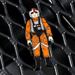 Pin Kings Star Wars Enamel Pin Badge Set 1.9 – Luke Skywalker: X Wing Pilot And R5 D4 -Just Geek Shop sw kenner pin kings 1.9 4