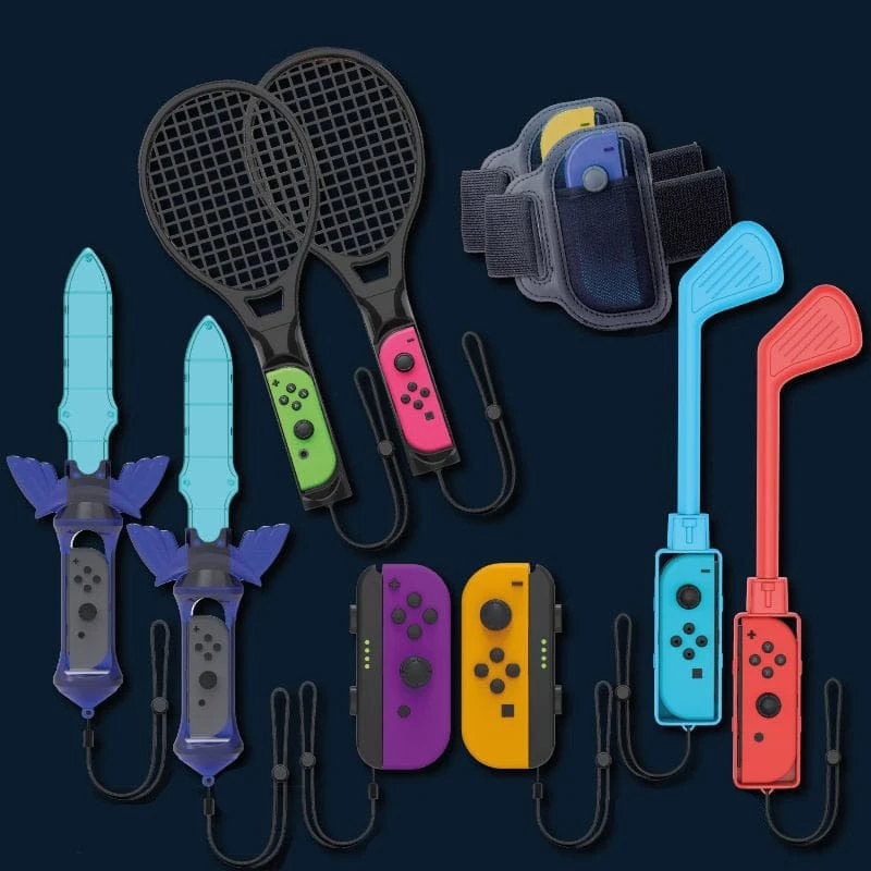 Numskull Nintendo Switch Sports Accessories Mega Bundle Pack 1 Numskull Nintendo Switch Sports Accessories Mega Bundle Pack