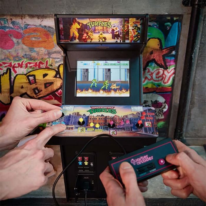 Just Geek Shop -Just Geek Shop range of tmnt quarter sized arcades available from just geek